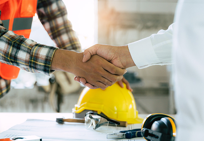 shaking hands, request consultation